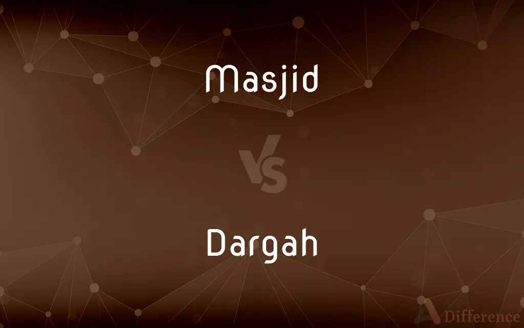 Masjid vs. Dargah — What's the Difference?