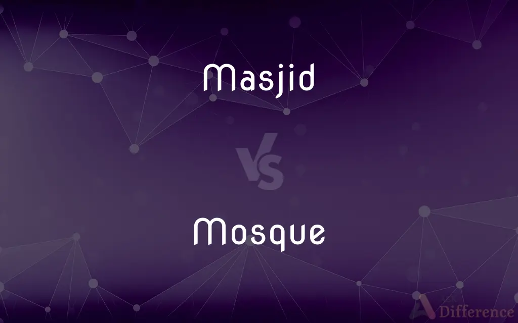 Masjid vs. Mosque — What's the Difference?