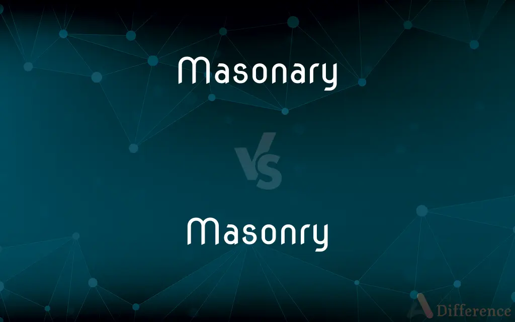 Masonary vs. Masonry — Which is Correct Spelling?