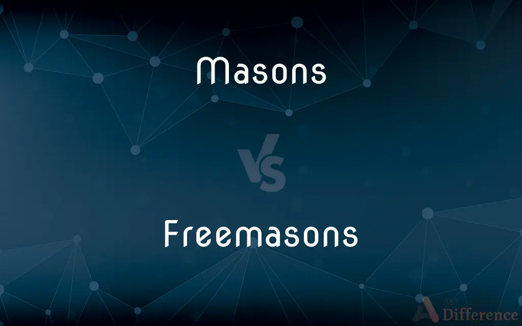 Masons vs. Freemasons — What's the Difference?