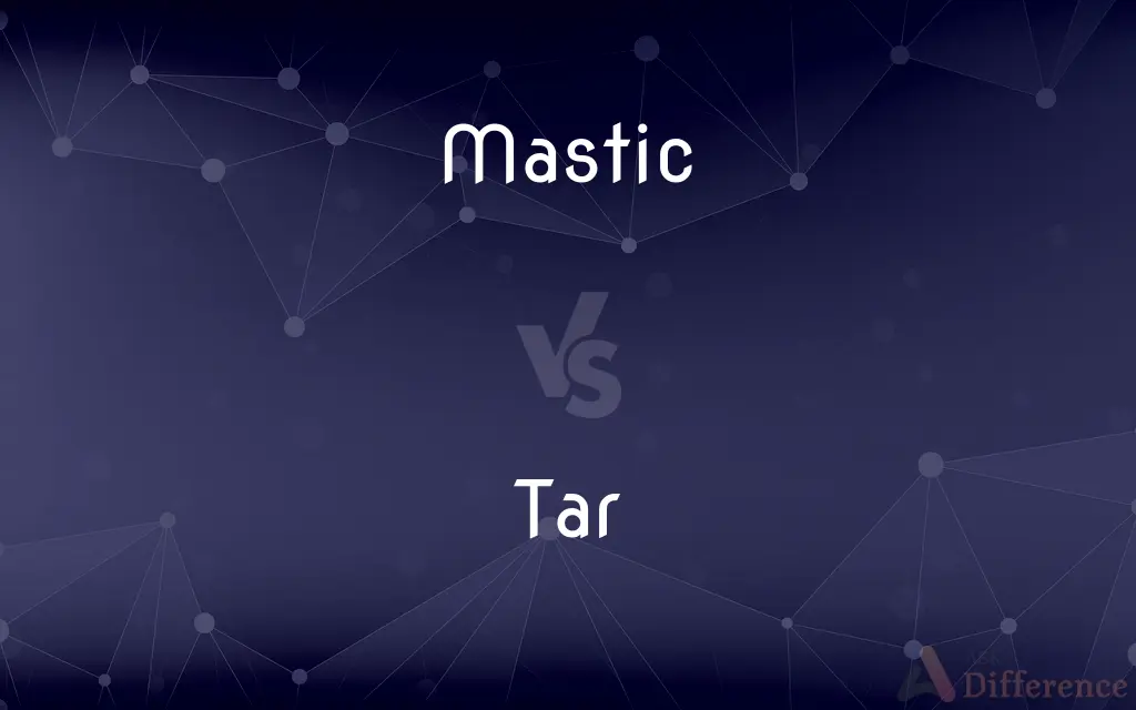 Mastic vs. Tar — What's the Difference?