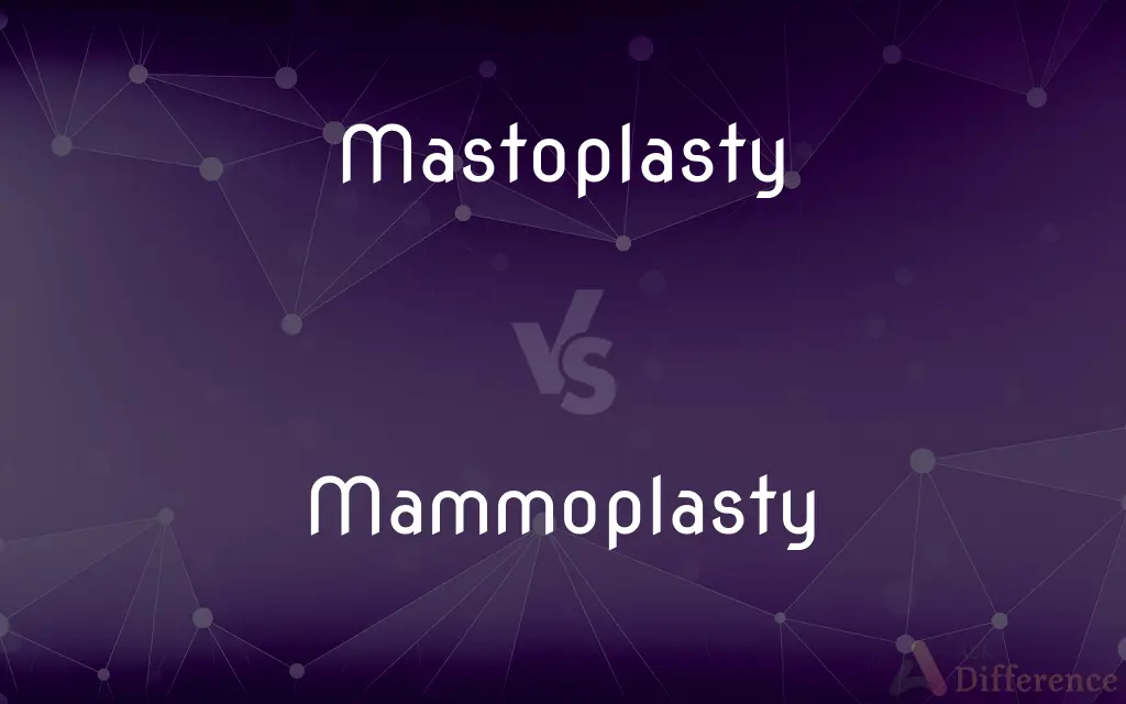 Mastoplasty vs. Mammoplasty — What's the Difference?