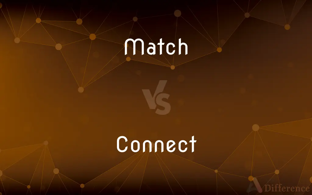 Match vs. Connect — What's the Difference?