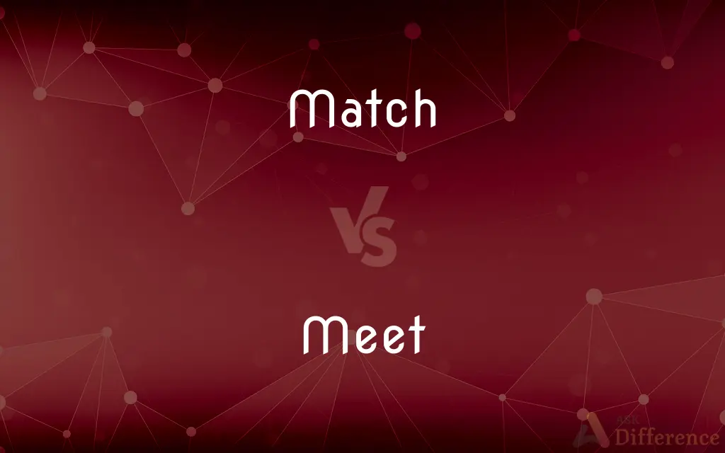 Match vs. Meet — What's the Difference?