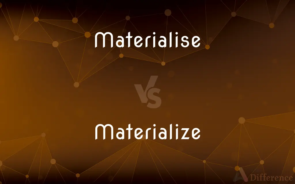 Materialise vs. Materialize — What's the Difference?