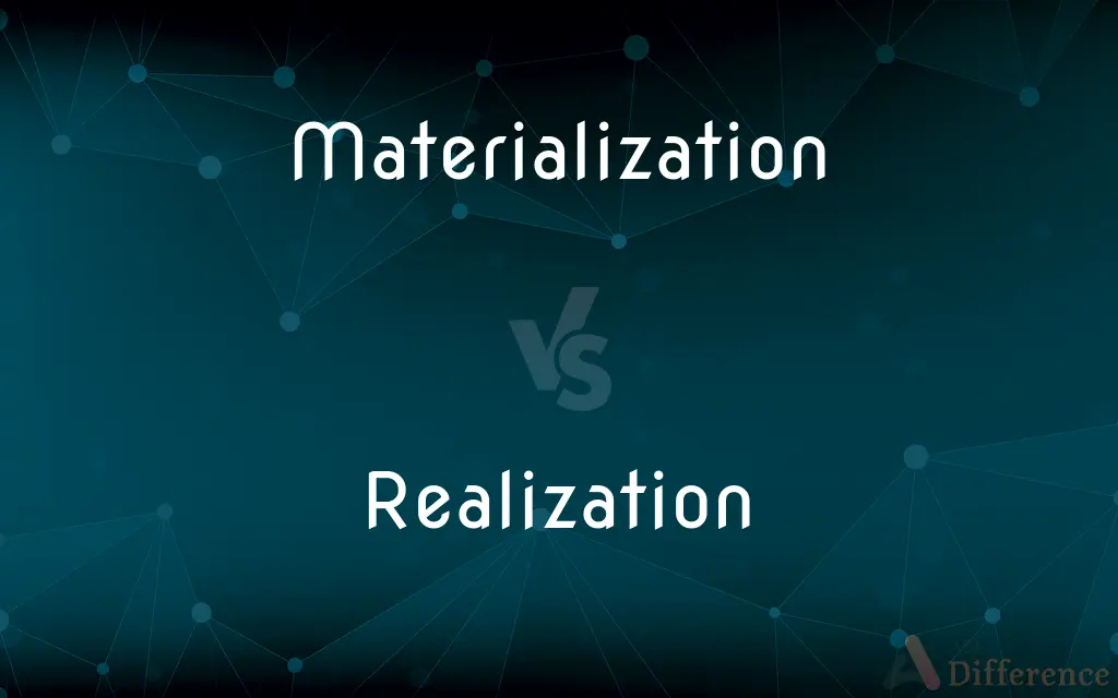 Materialization vs. Realization — What's the Difference?
