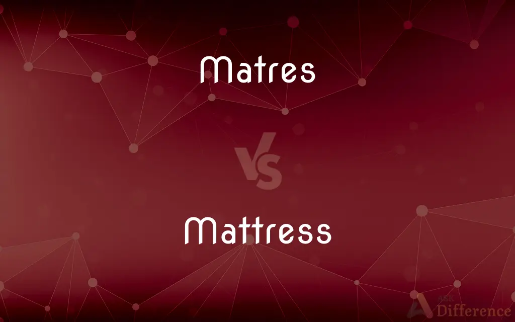Matres vs. Mattress — Which is Correct Spelling?