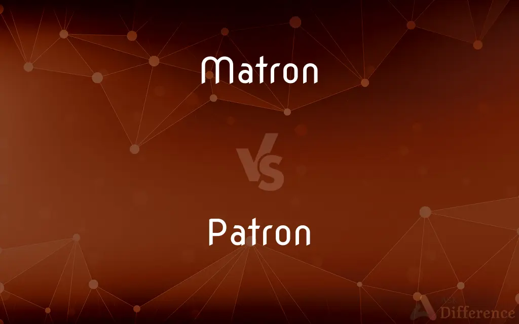 Matron vs. Patron — What's the Difference?
