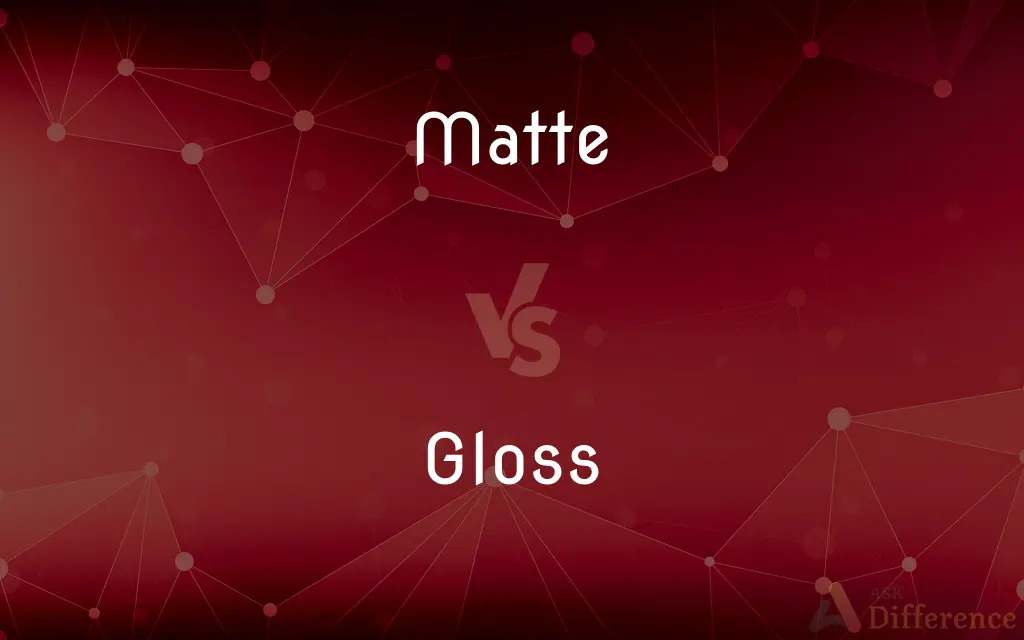 Matte vs. Gloss — What's the Difference?