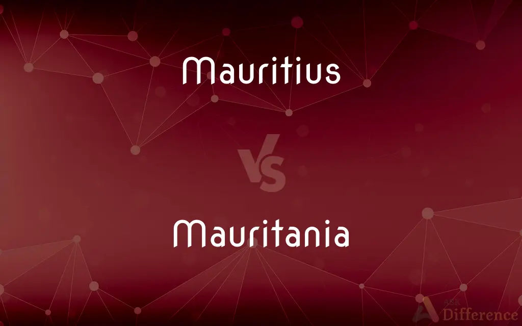 Mauritius vs. Mauritania — What's the Difference?