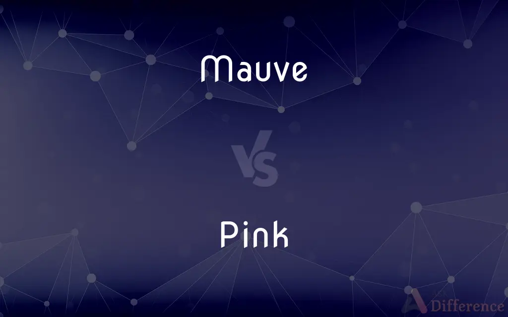Mauve vs. Pink — What's the Difference?