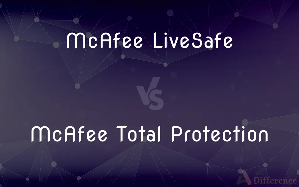 McAfee LiveSafe vs. McAfee Total Protection — What's the Difference?