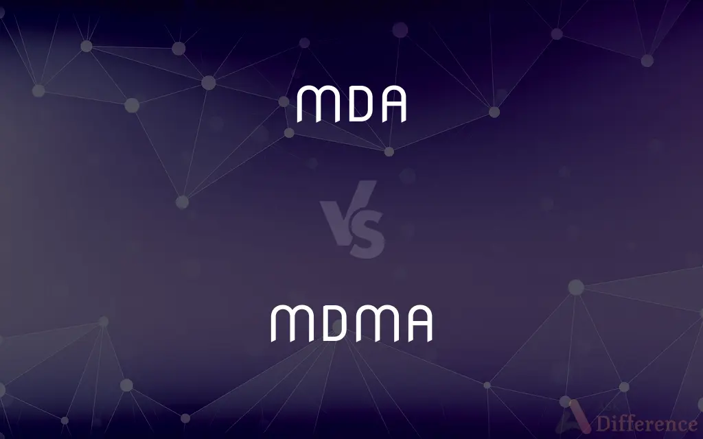 MDA vs. MDMA — What's the Difference?
