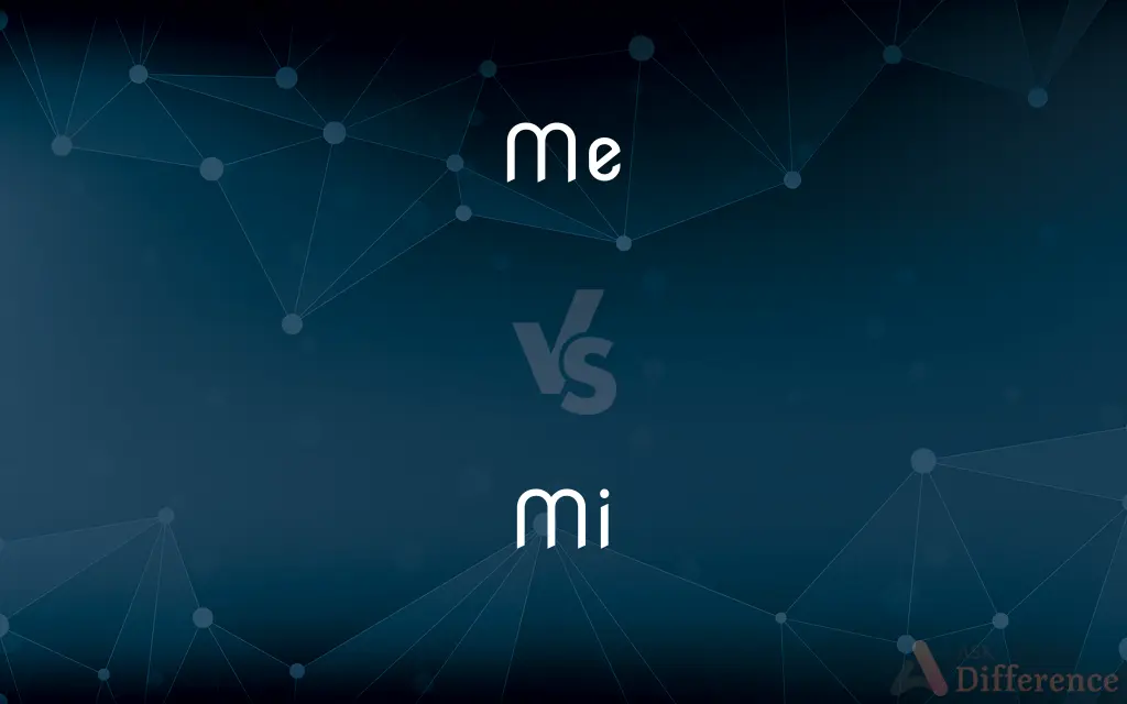 Me vs. Mi — What's the Difference?