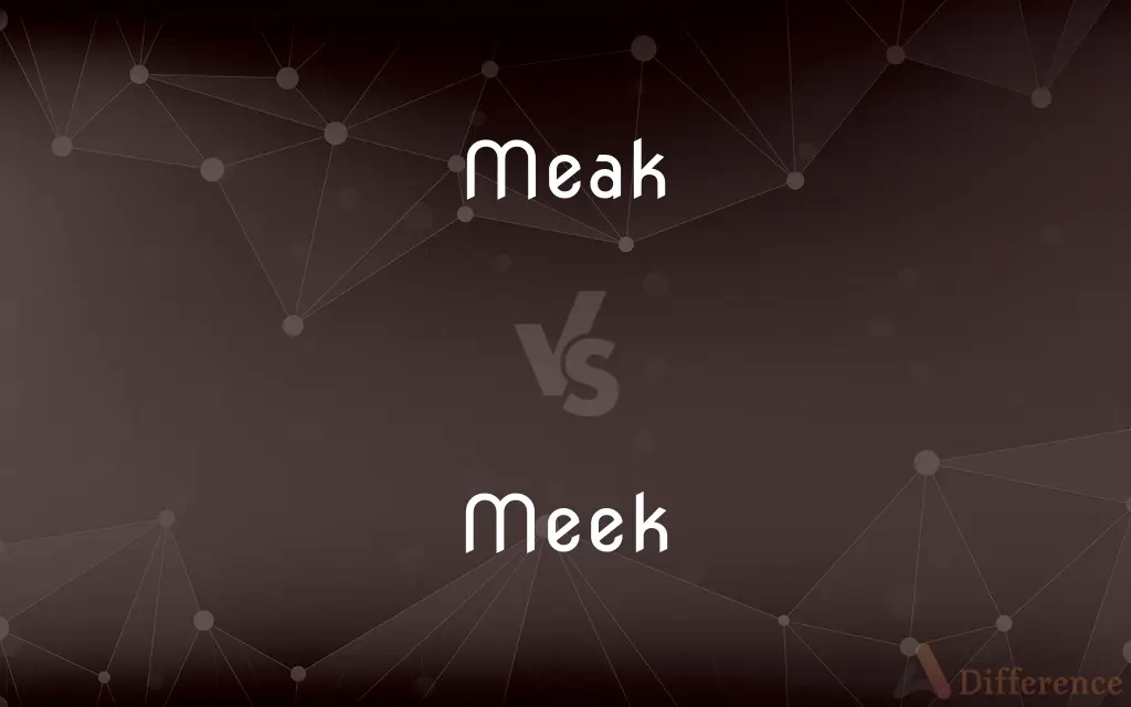 Meak vs. Meek — What's the Difference?