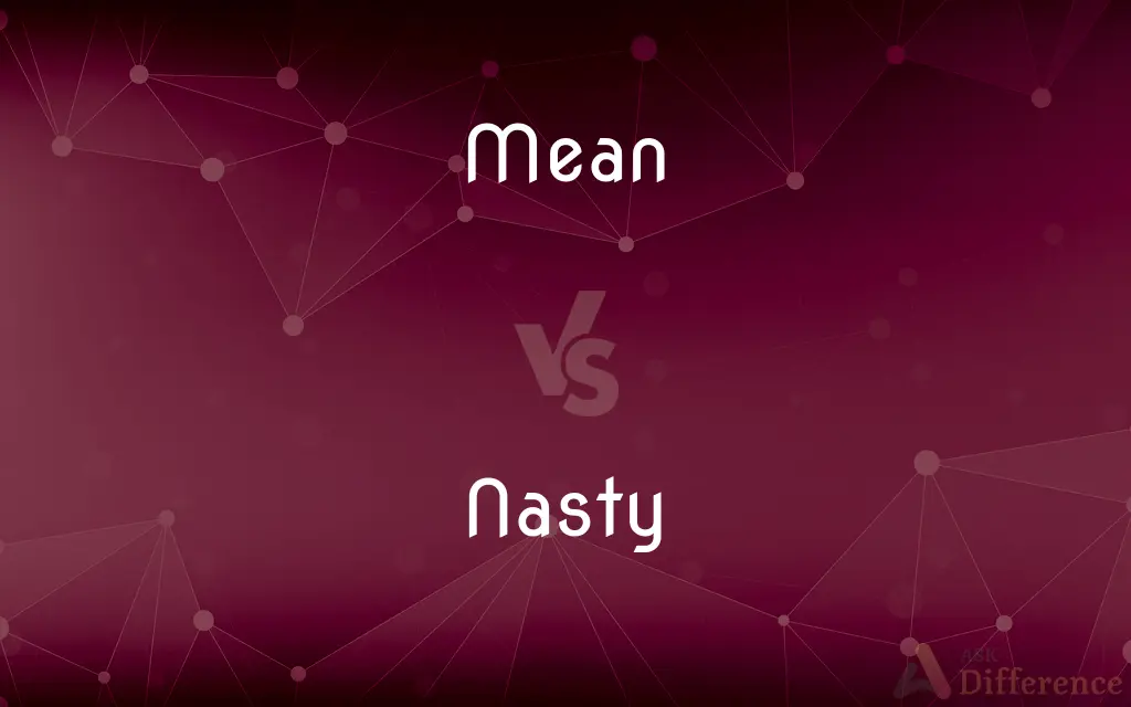 Mean vs. Nasty — What's the Difference?