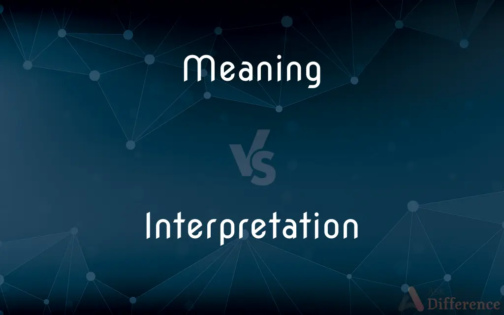Meaning vs. Interpretation — What's the Difference?