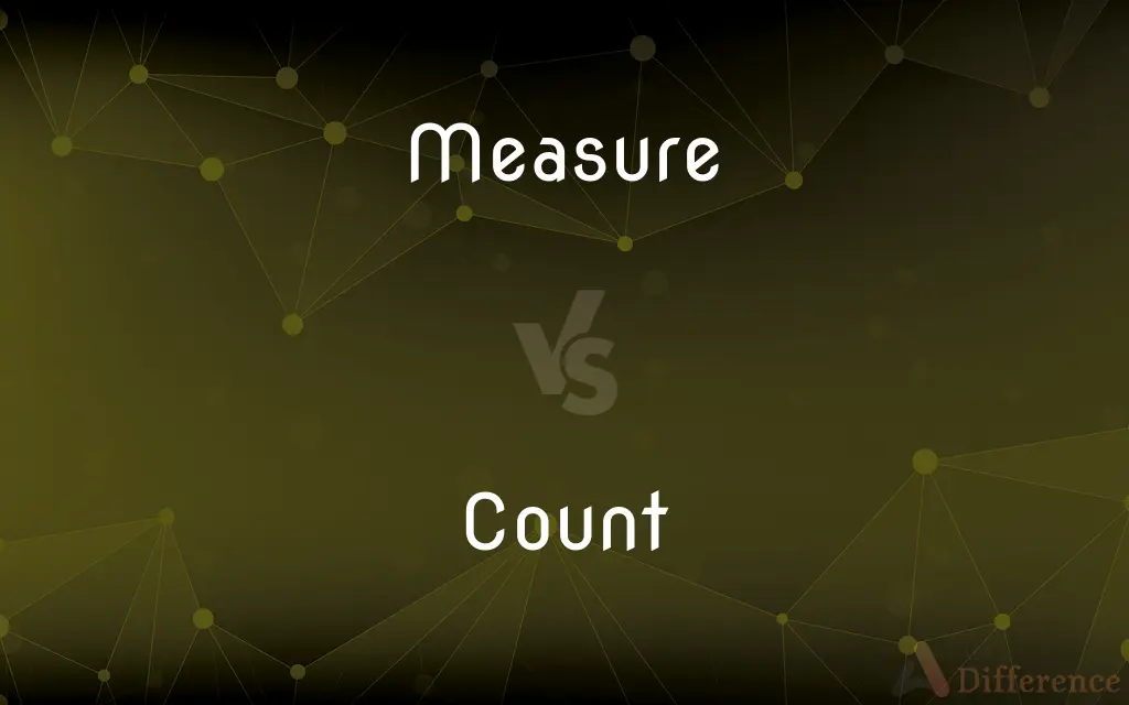 Measure vs. Count — What's the Difference?