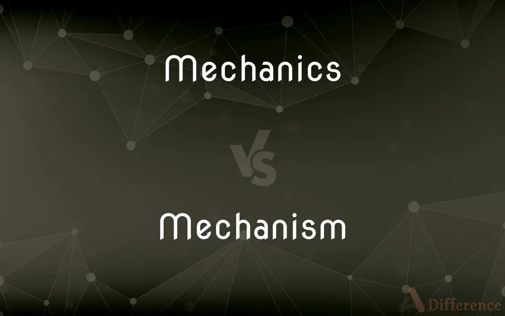 Mechanics vs. Mechanism — What's the Difference?