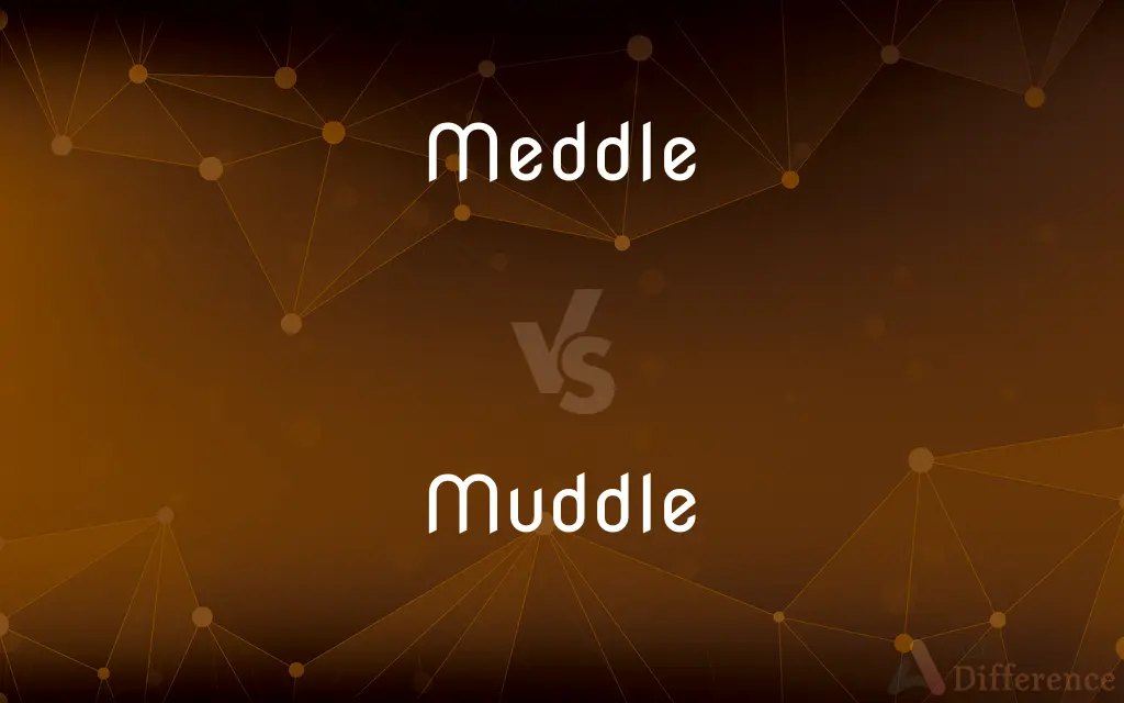 Meddle vs. Muddle — What's the Difference?