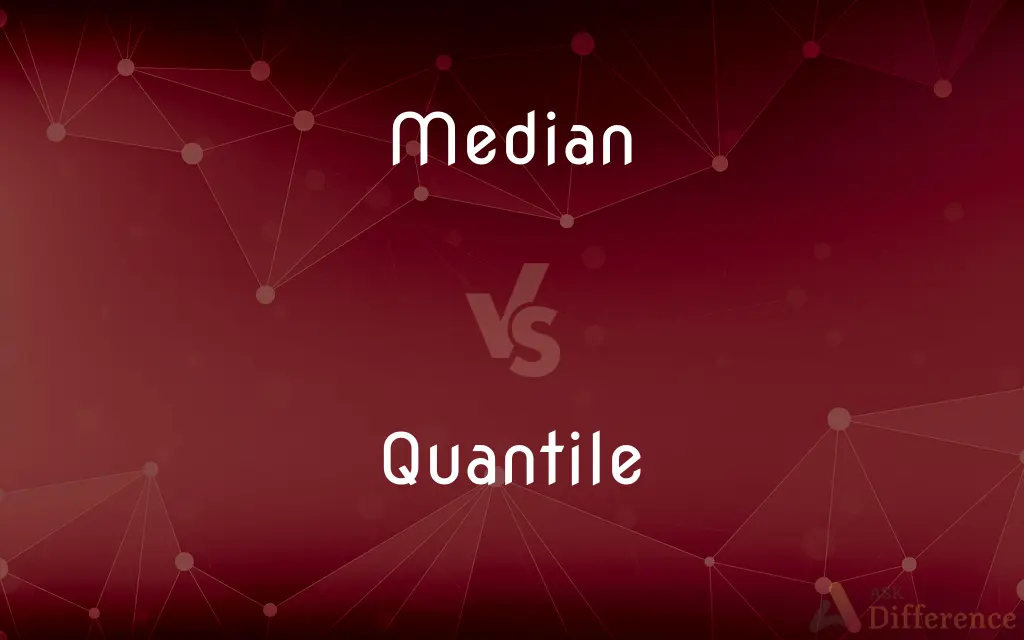 Median vs. Quantile — What's the Difference?