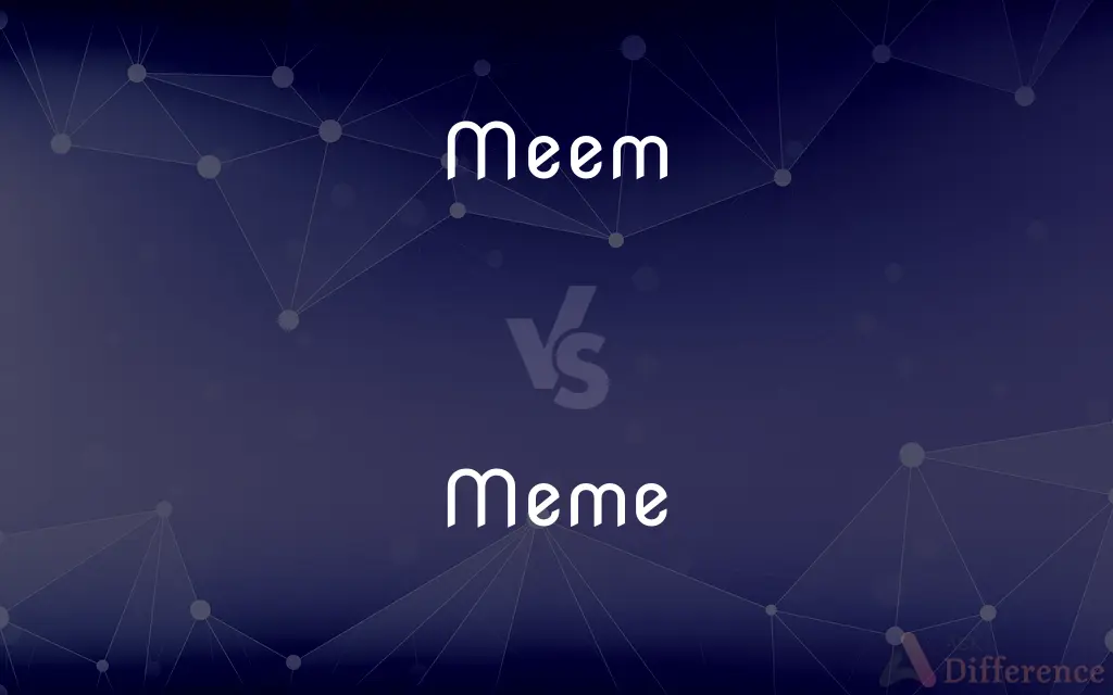 Meem vs. Meme — What's the Difference?