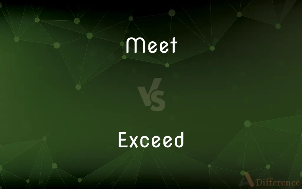 Meet vs. Exceed — What's the Difference?