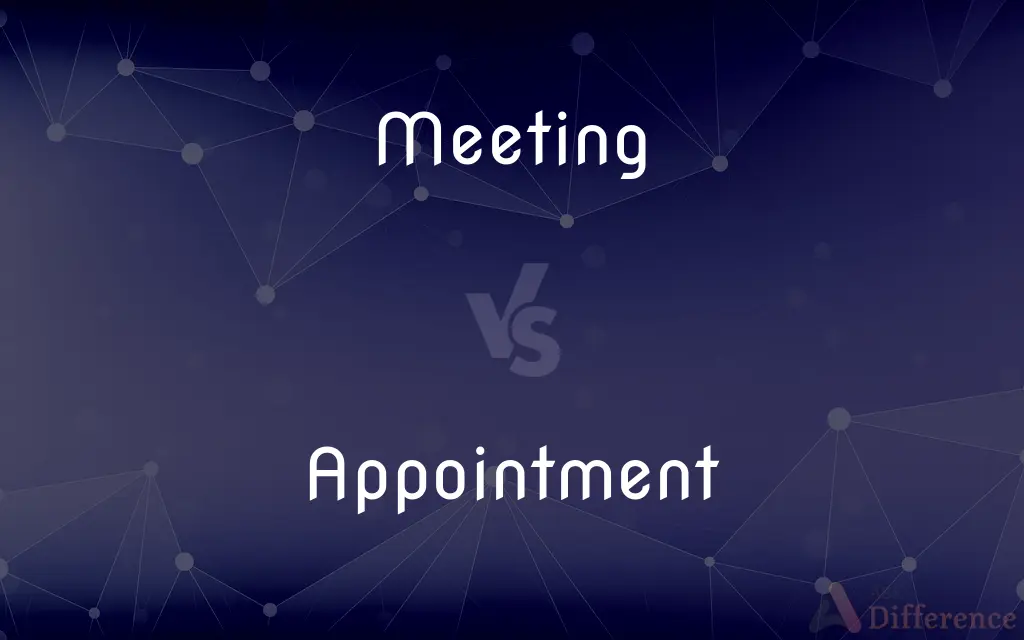 Meeting vs. Appointment — What's the Difference?