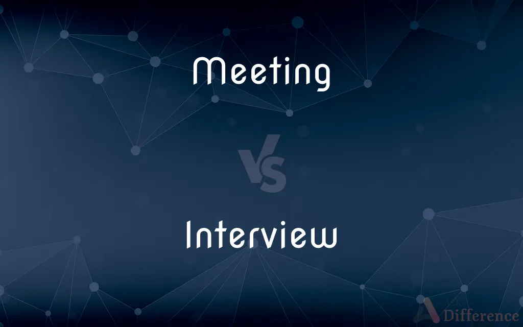 Meeting vs. Interview — What's the Difference?