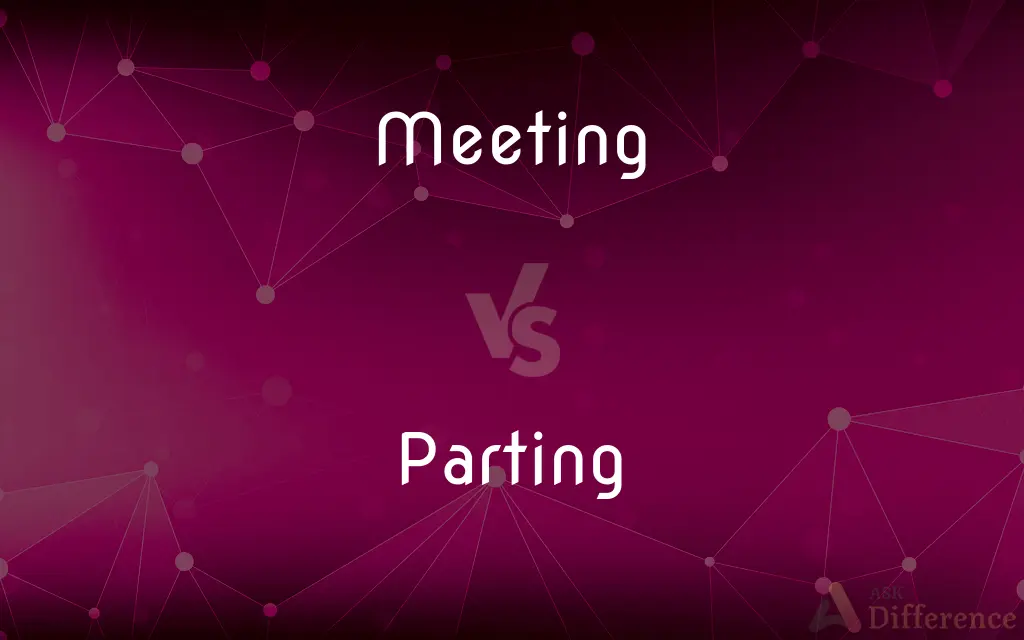 Meeting vs. Parting — What's the Difference?