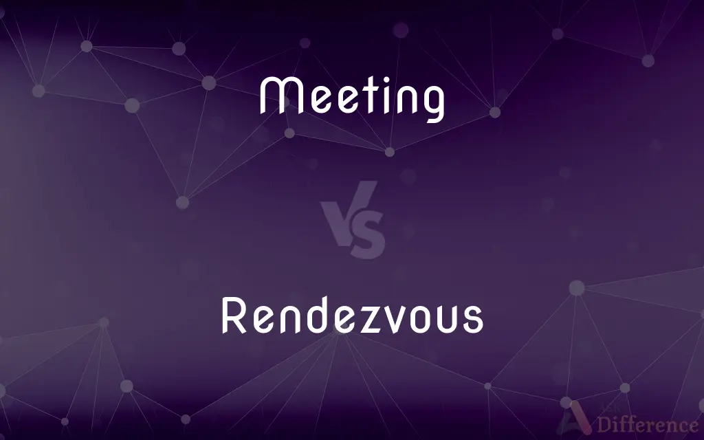 Meeting vs. Rendezvous — What's the Difference?