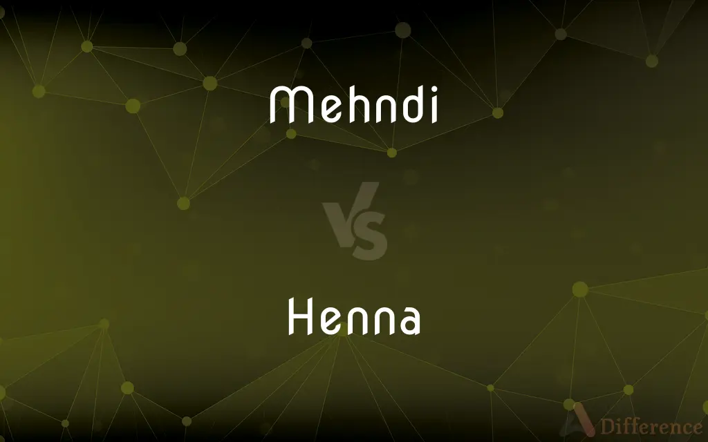 Mehndi vs. Henna — What's the Difference?