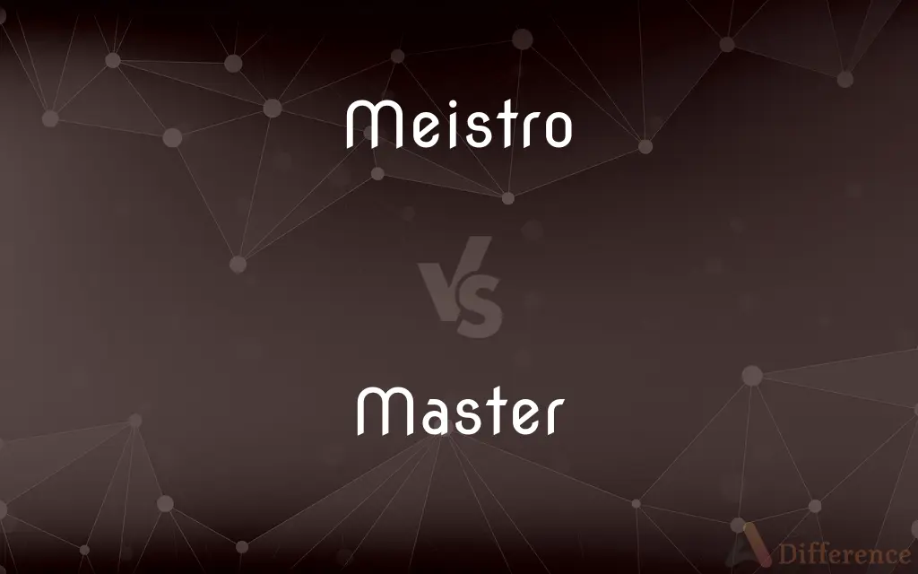 Meistro vs. Master — Which is Correct Spelling?