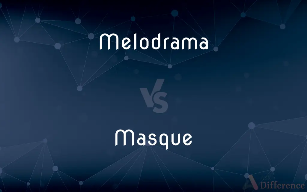 Melodrama vs. Masque — What's the Difference?