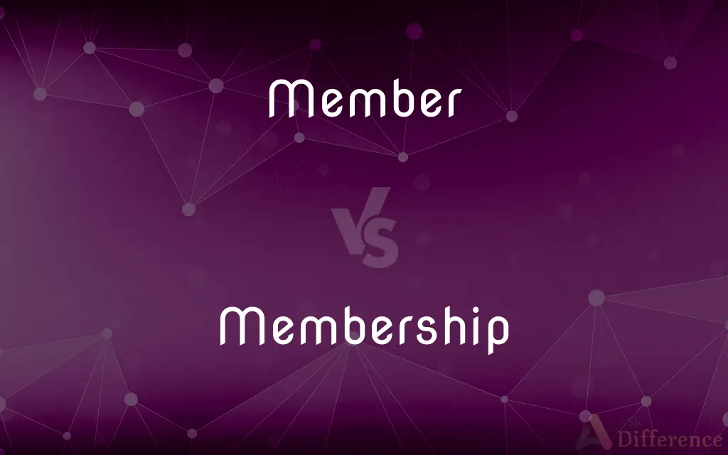 Member vs. Membership — What's the Difference?