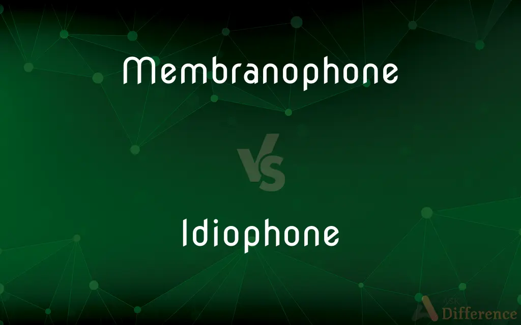 Membranophone vs. Idiophone — What's the Difference?