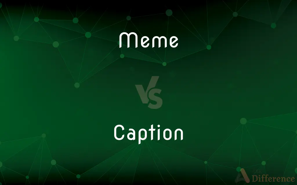Meme vs. Caption — What's the Difference?
