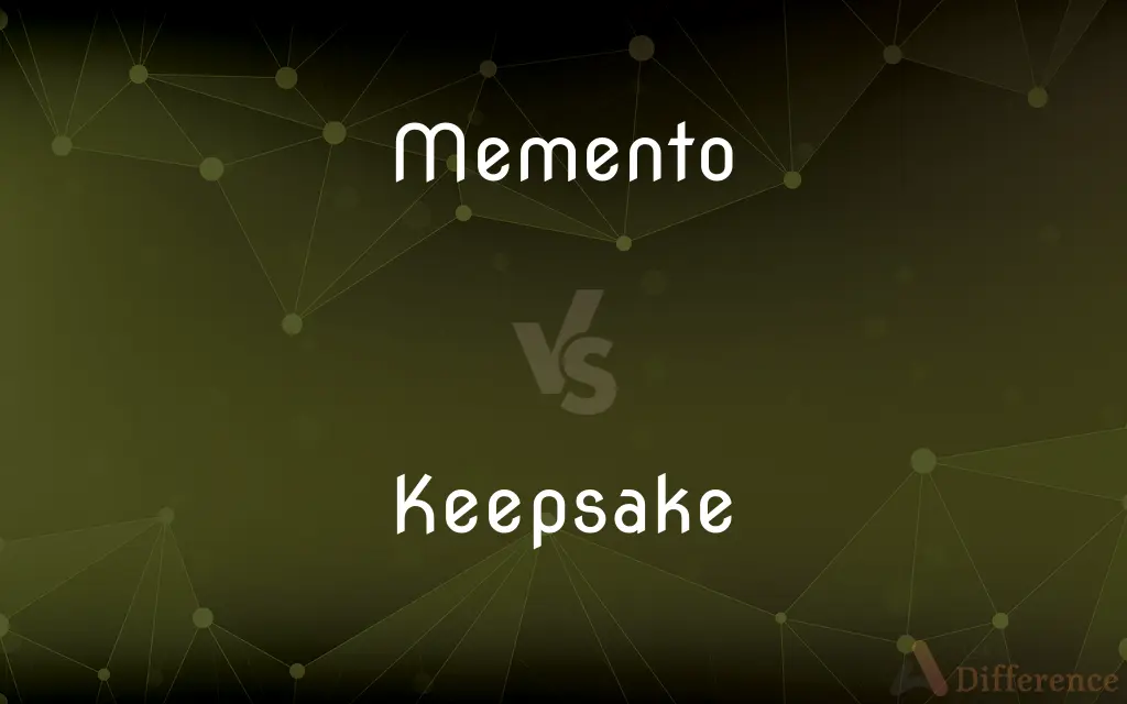 Memento vs. Keepsake — What's the Difference?
