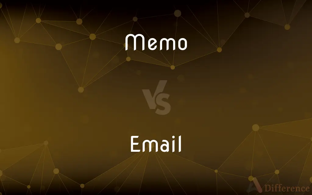 Memo vs. Email — What's the Difference?