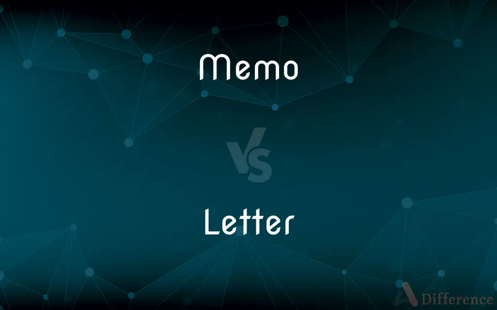 Memo vs. Letter — What's the Difference?