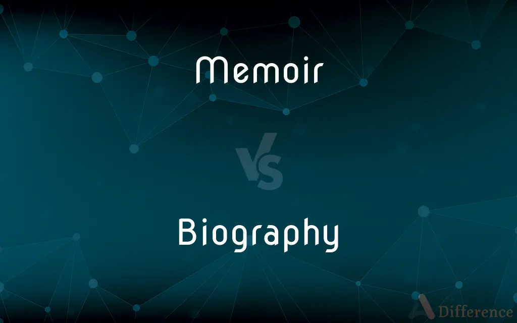 Memoir vs. Biography — What's the Difference?