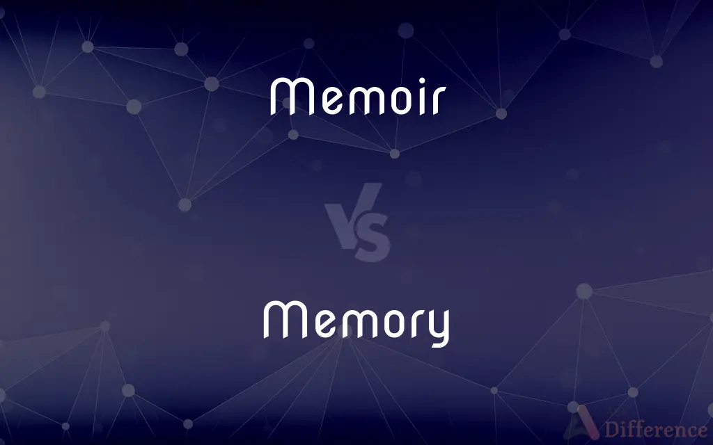 Memoir vs. Memory — What's the Difference?