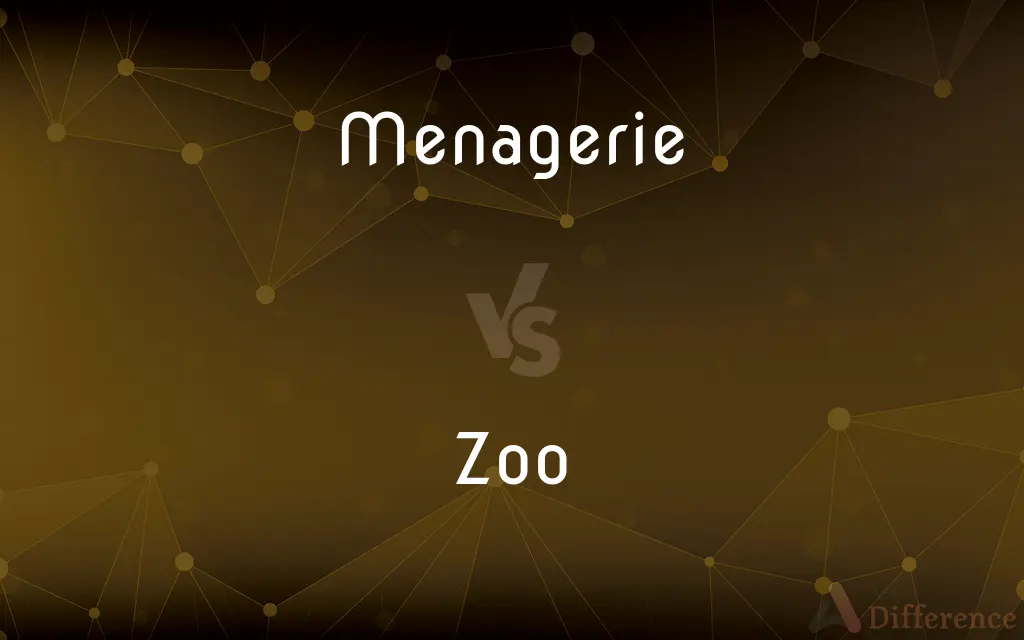Menagerie vs. Zoo — What's the Difference?