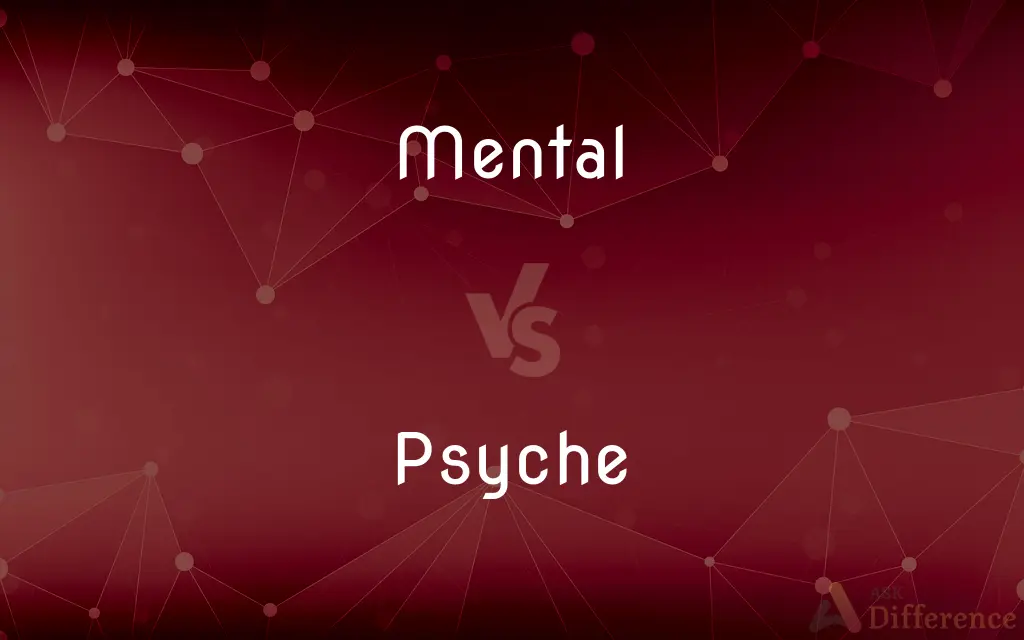 Mental vs. Psyche — What's the Difference?