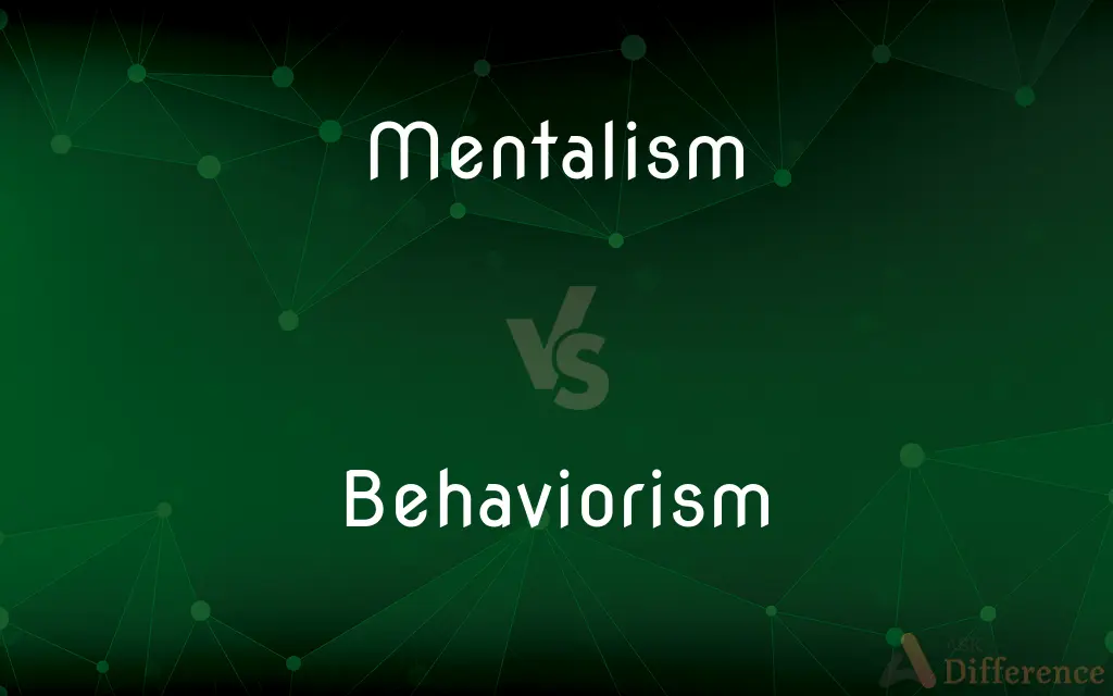 Mentalism vs. Behaviorism — What's the Difference?