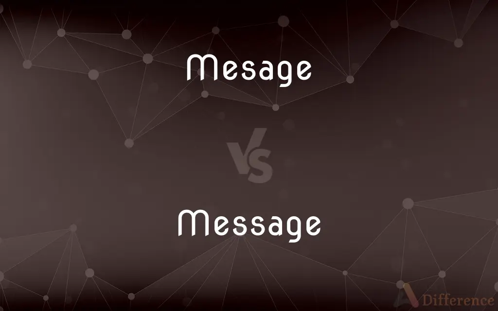 Mesage vs. Message — Which is Correct Spelling?