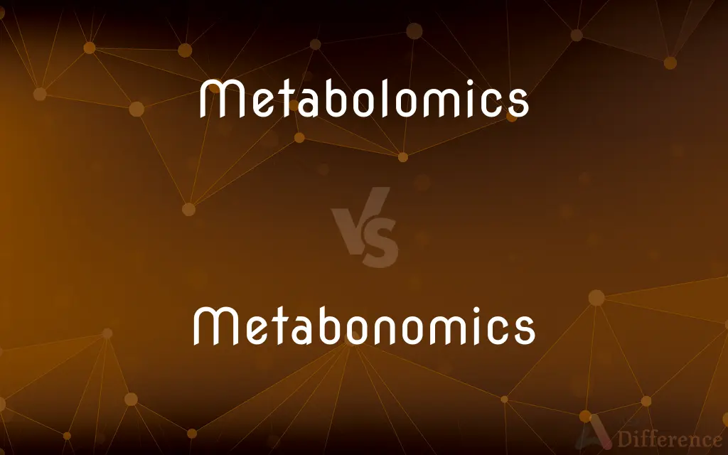 Metabolomics vs. Metabonomics — What's the Difference?