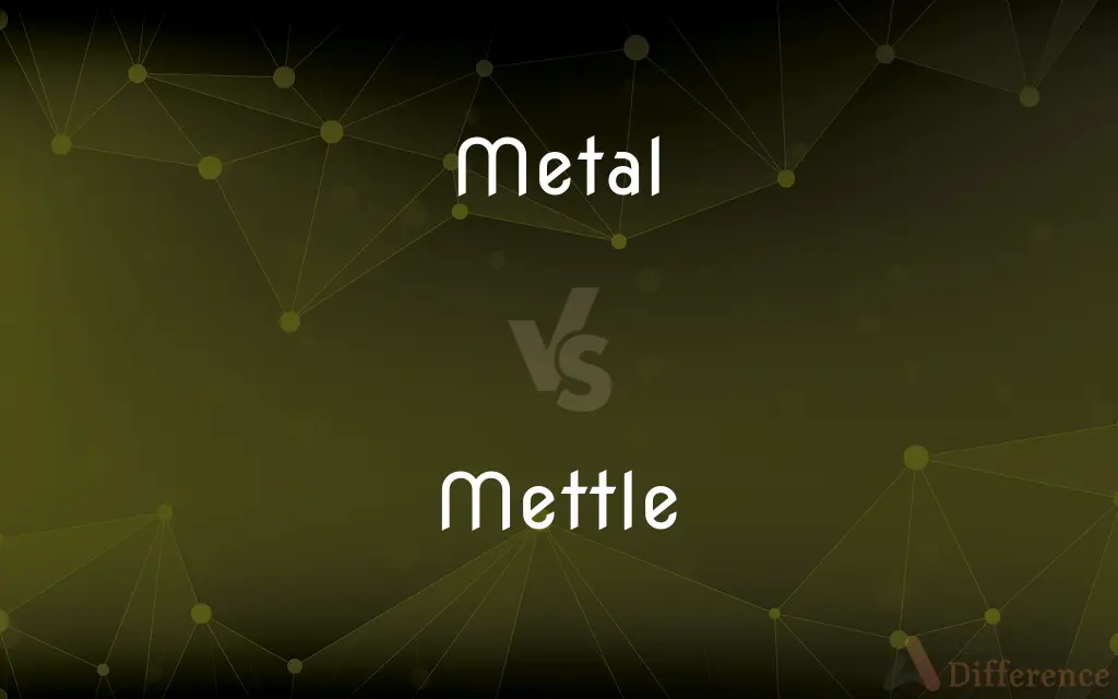 Metal vs. Mettle — What's the Difference?