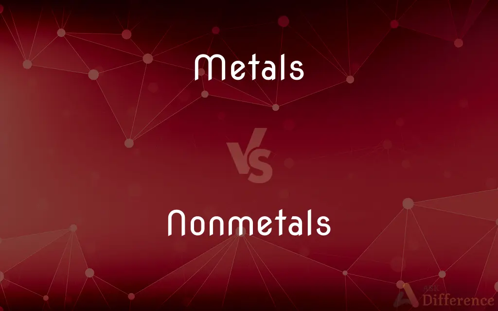 Metals vs. Nonmetals — What's the Difference?