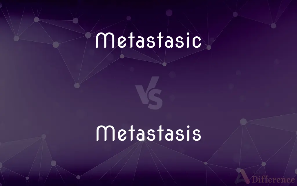 Metastasic vs. Metastasis — What's the Difference?